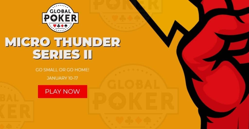Global Poker bringt seine Micro Thunder Series II zurück